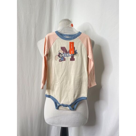 Joe Fresh X Disney Girl's One-Piece Beige and Pink Infant Size 6-12 Months - Picture 2 of 4